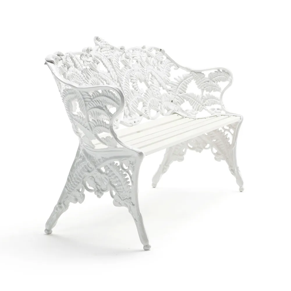 Sofa ogrodowa Classic, Sosna lakierowana na biało, biały stelaż Byarums bruk