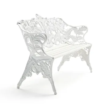 Sofa ogrodowa Classic - Sosna lakierowana na biało, biały stelaż - Byarums bruk