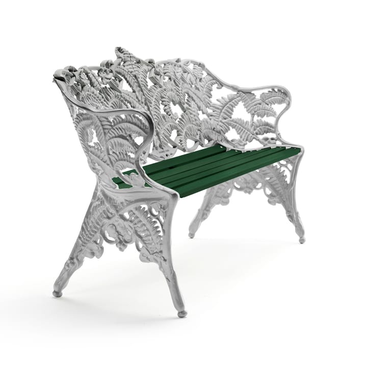 Sofa ogrodowa Classic - Zielona, surowy stelaż aluminiowy - Byarums bruk