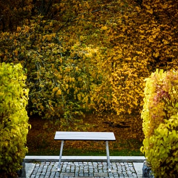 Stół Seriff - Mahoń czarna lazura, czarny stelaż - Byarums bruk