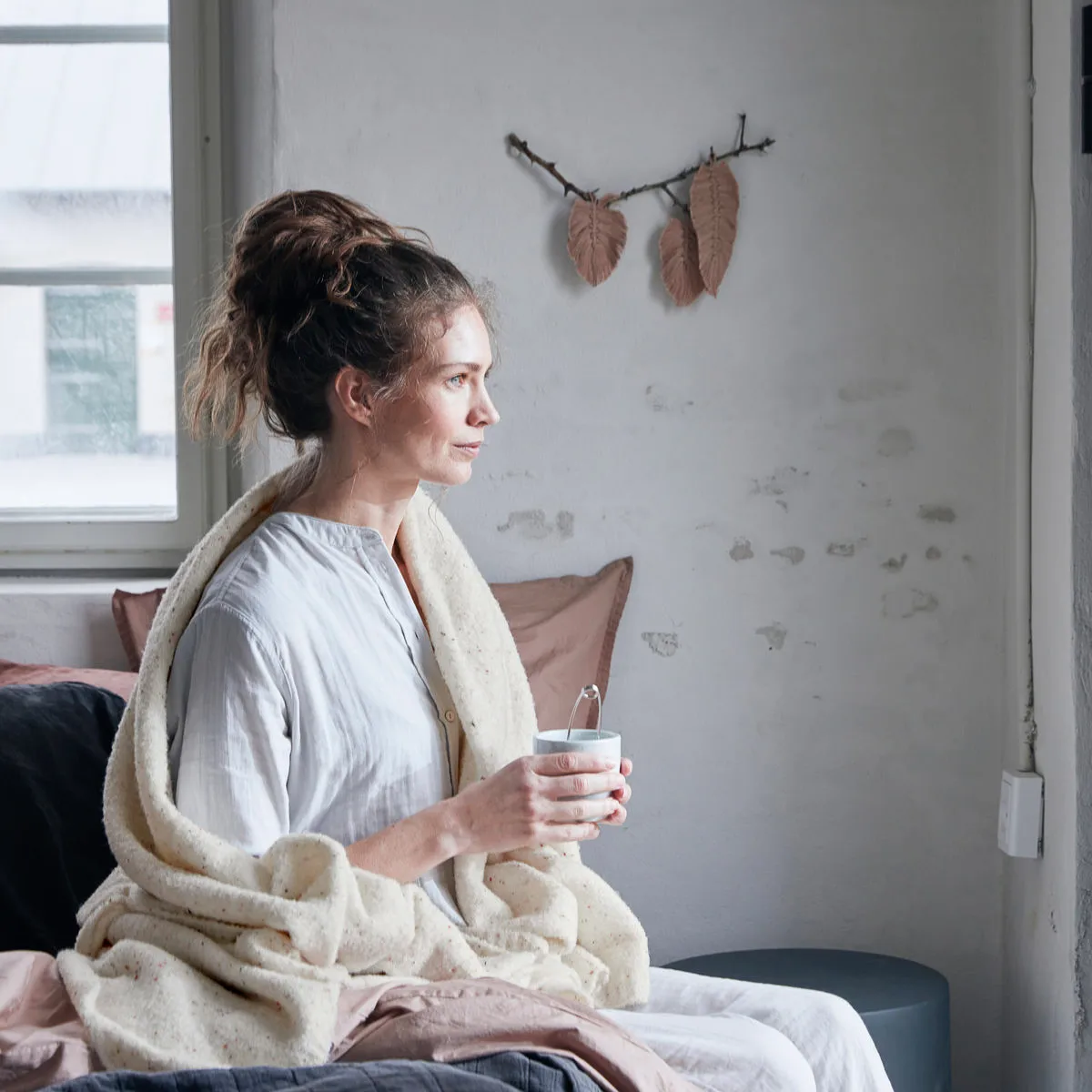 Narzuta na łóżko Ingeborg 135x190 cm, Haze byNORD