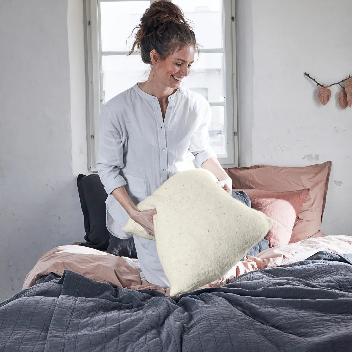 Poszewka na poduszkę Ingeborg 50x50 cm, Haze byNORD