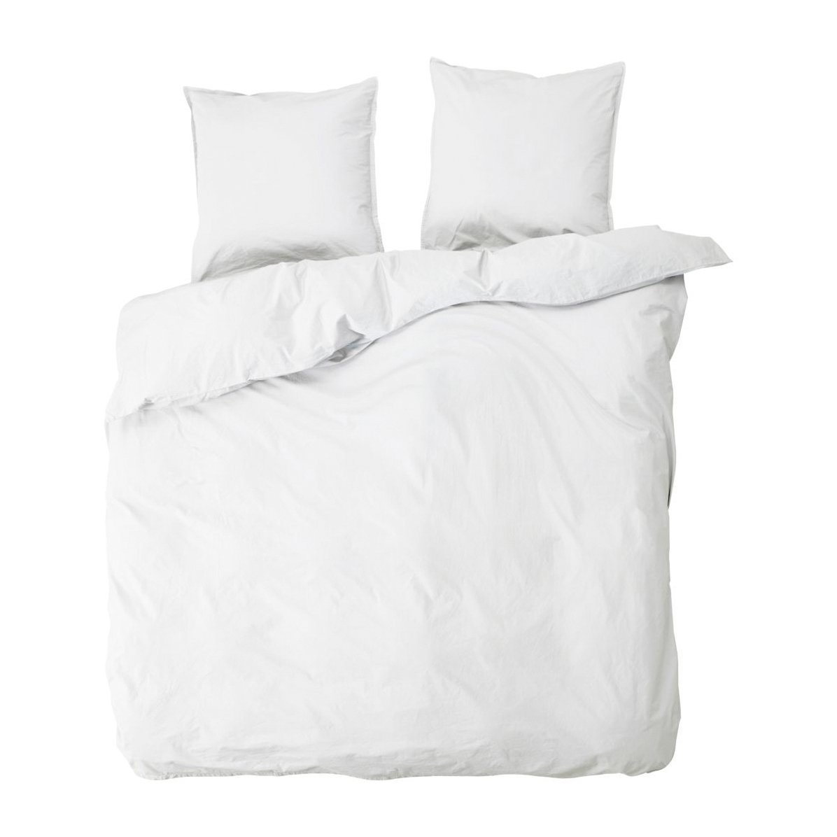 byNORD Zestaw pościeli Ingrid 220x220 cm Snow | Skandynawski Design | Komplety pościeli | Biały