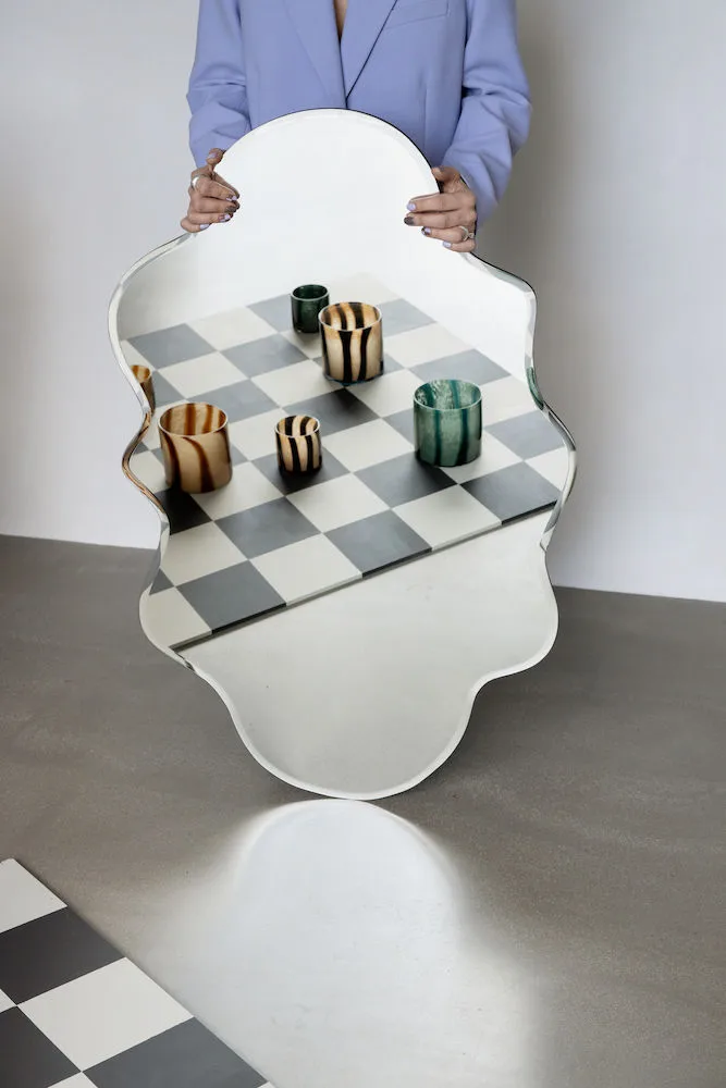 Calore lampion na świecę XS Ø10 cm, Black-beige Byon