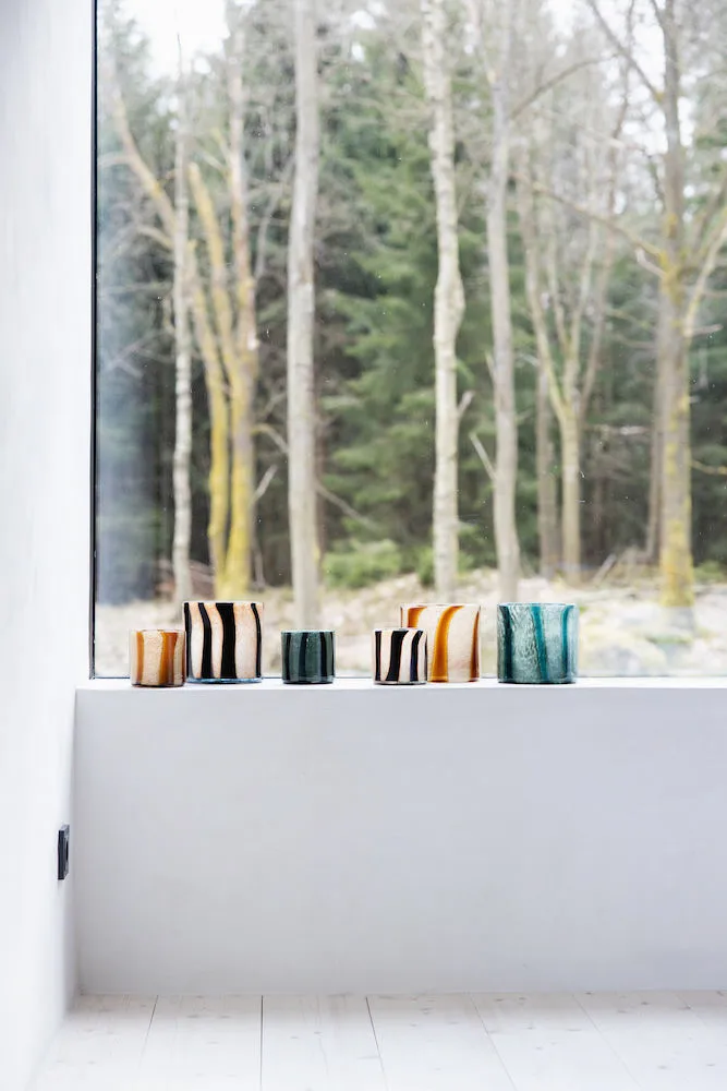 Calore lampion na świecę XS Ø10 cm, Brown-beige Byon