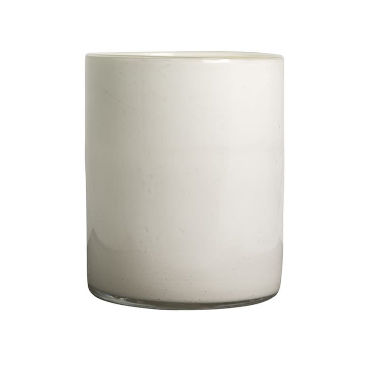 Calore lampion-wazon na świece L Ø20 cm - Biały - Byon
