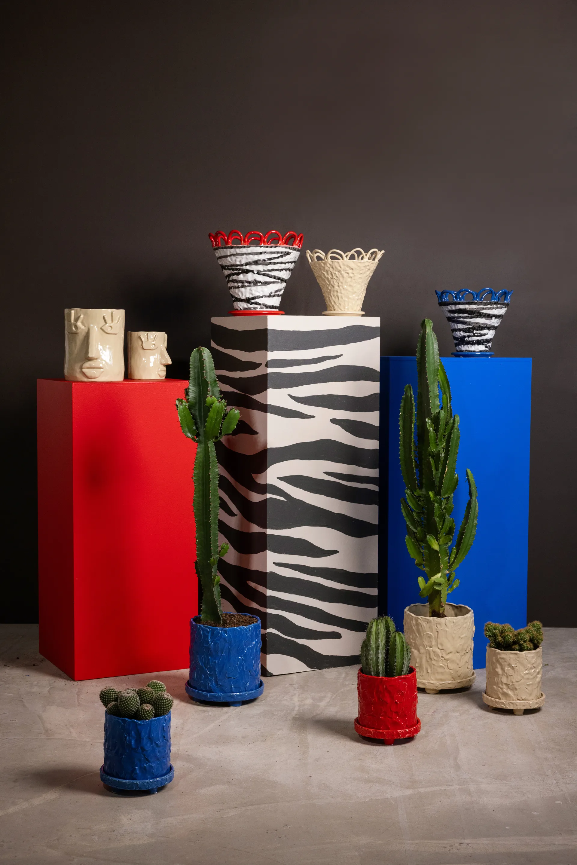 Doniczka Muddy S Ø17,5 cm, Niebieski Byon