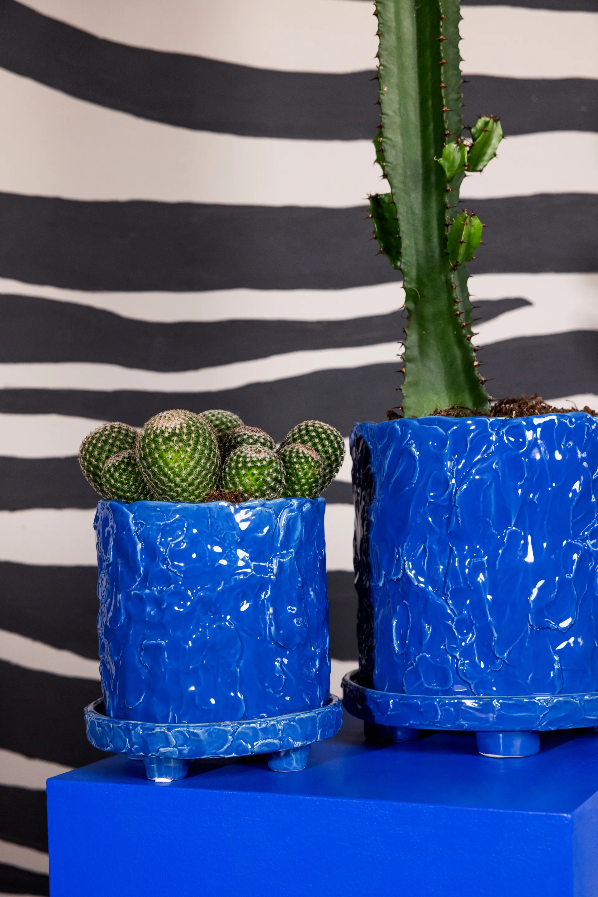 Doniczka Muddy S Ø17,5 cm, Niebieski Byon