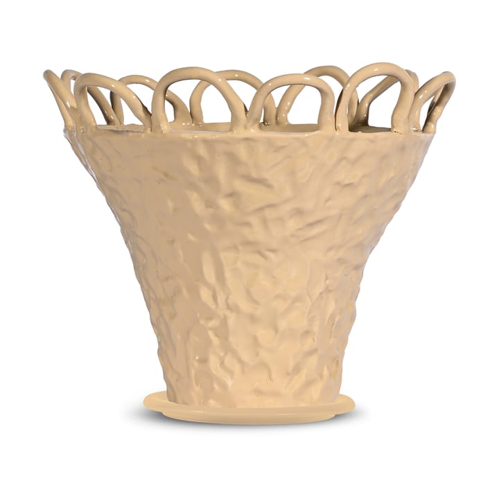 Doniczka Patty S Ø25 cm - Beżowy - Byon