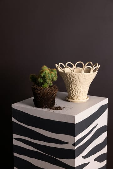 Doniczka Patty S Ø25 cm - Beżowy - Byon