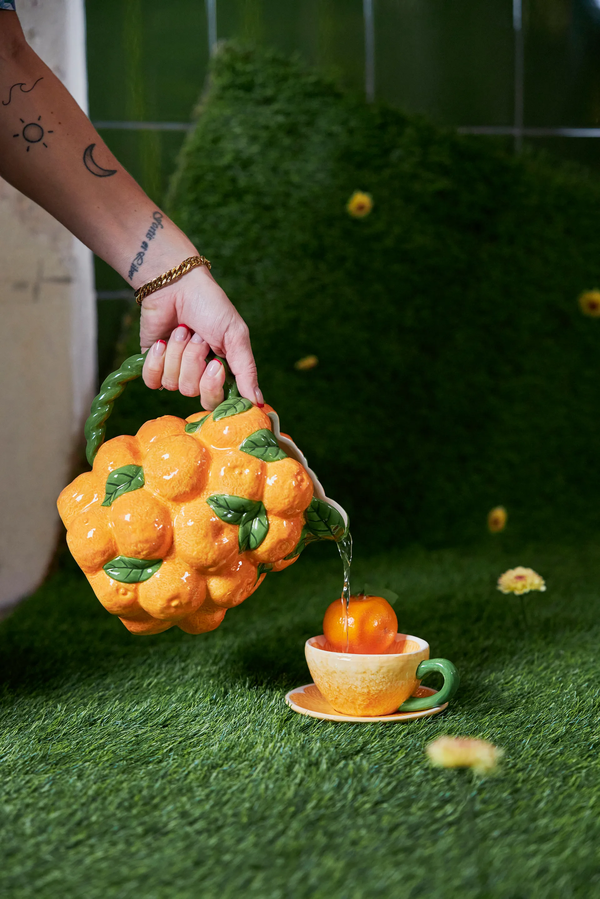 Dzbanek Mandarie 2,5 litra, pomarańczowy Byon