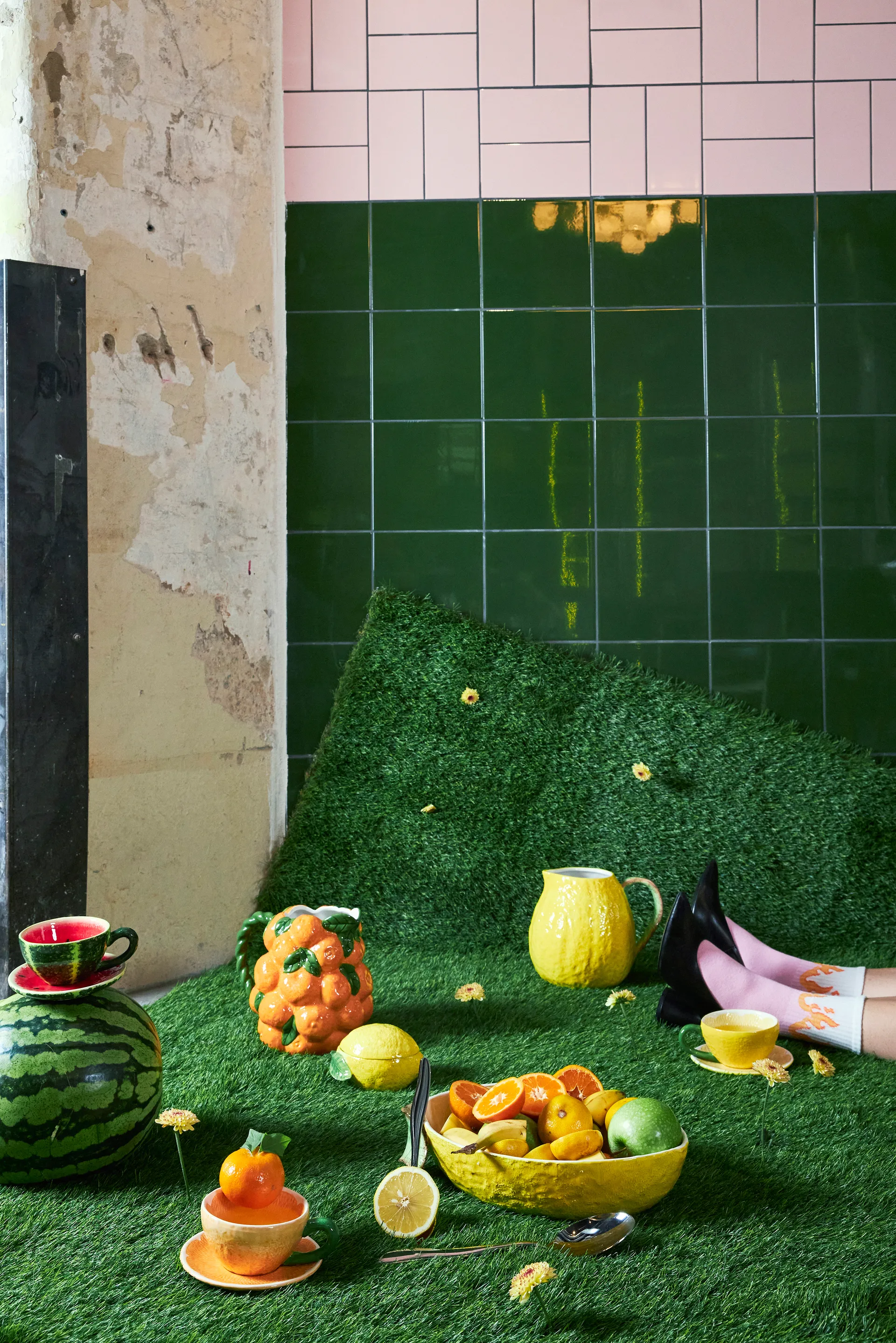 Dzbanek Mandarie 2,5 litra, pomarańczowy Byon