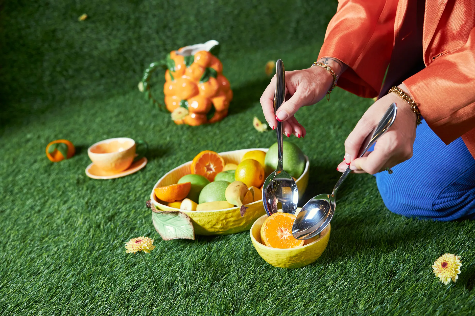 Dzbanek Mandarie 2,5 litra, pomarańczowy Byon