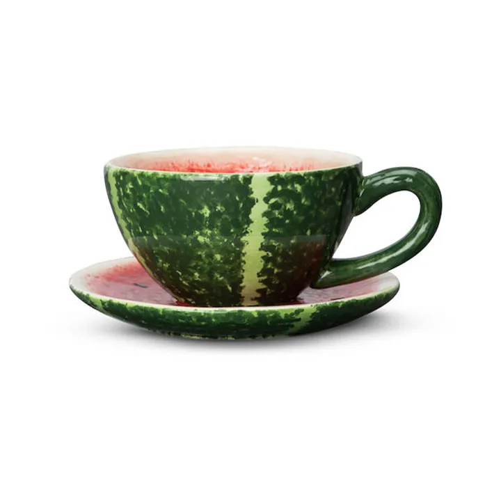 Filiżanka ze spodkiem Watermelon - 250 ml - Byon