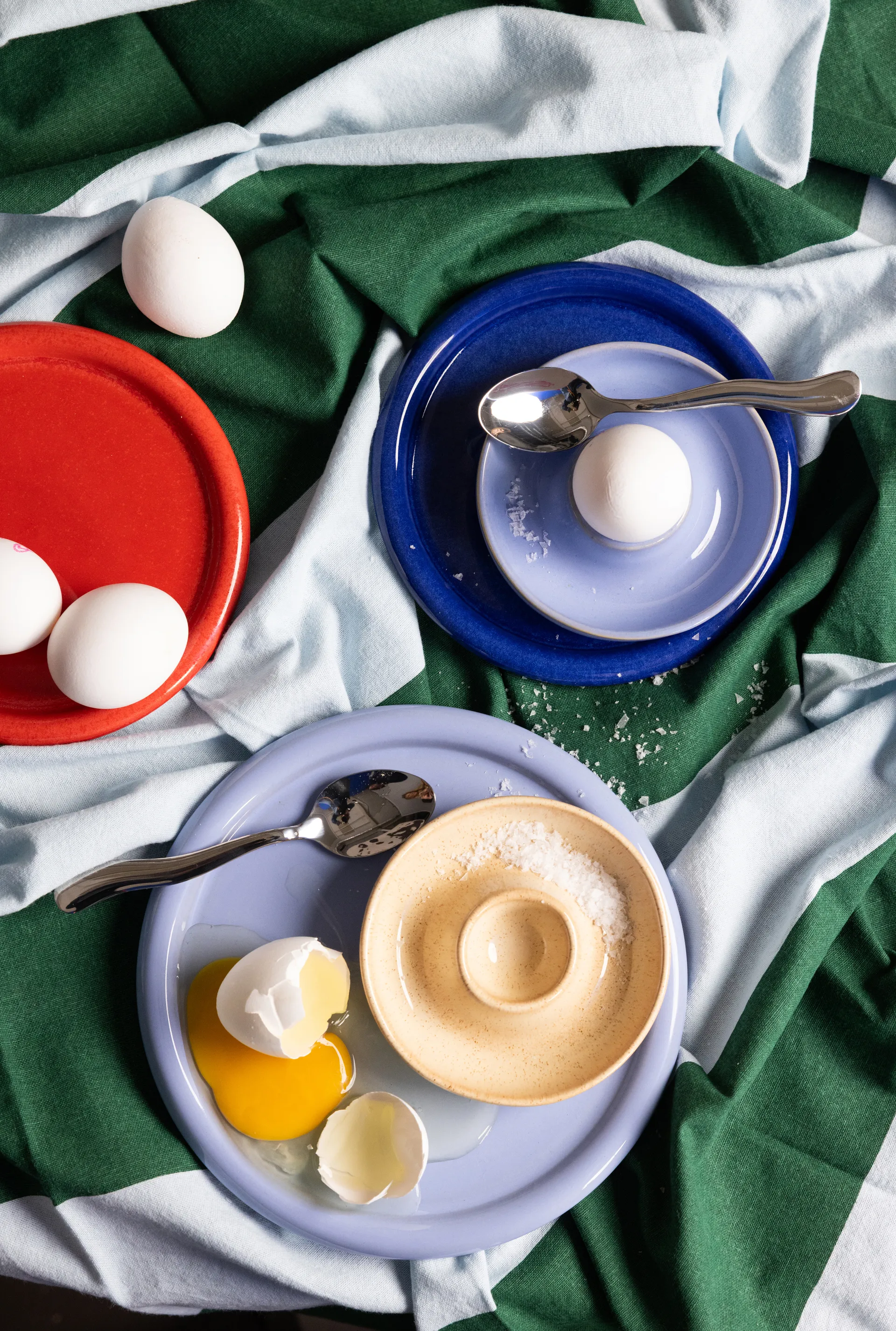 Kieliszek do jajek Porto Ø12 cm, Jasnoniebieski Byon