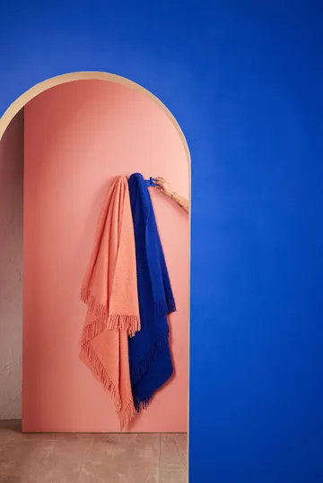 Koc Franca 130x170 cm - Niebieski - Byon