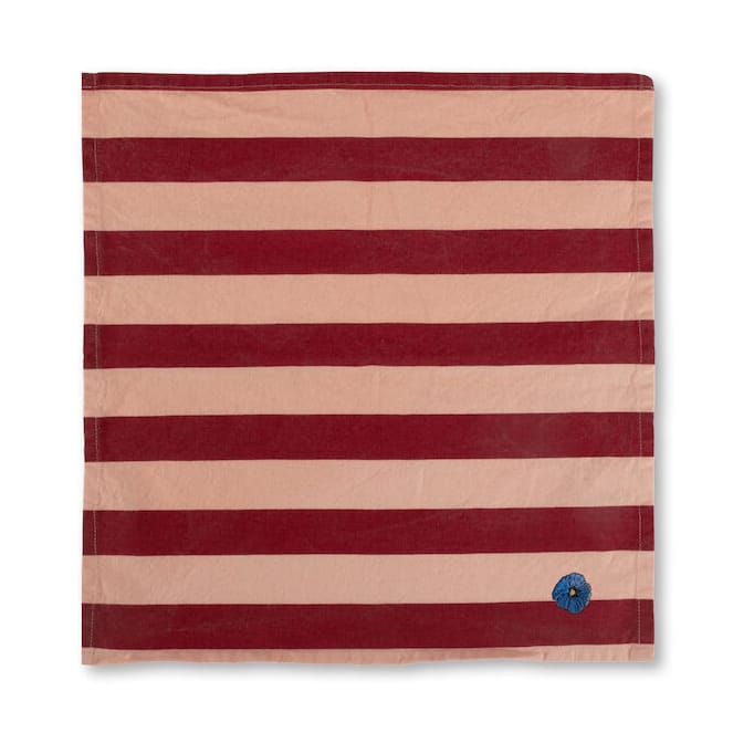 Leya stripe serwetka 45x45 cm 2 szt. , Czerwony-różowy Byon
