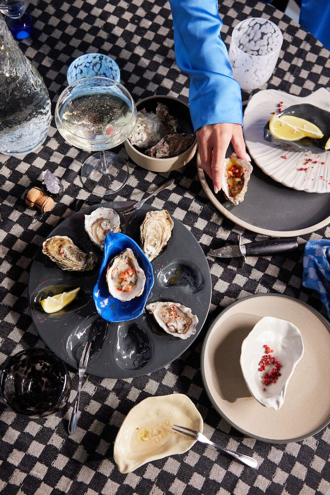 Miska do serwowania Oyster, Szara Byon