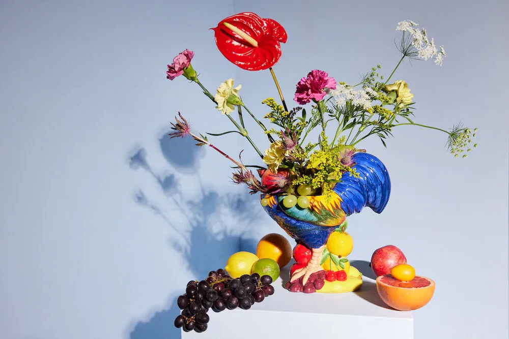 Miska Fruity Rooster, Niebieska Byon