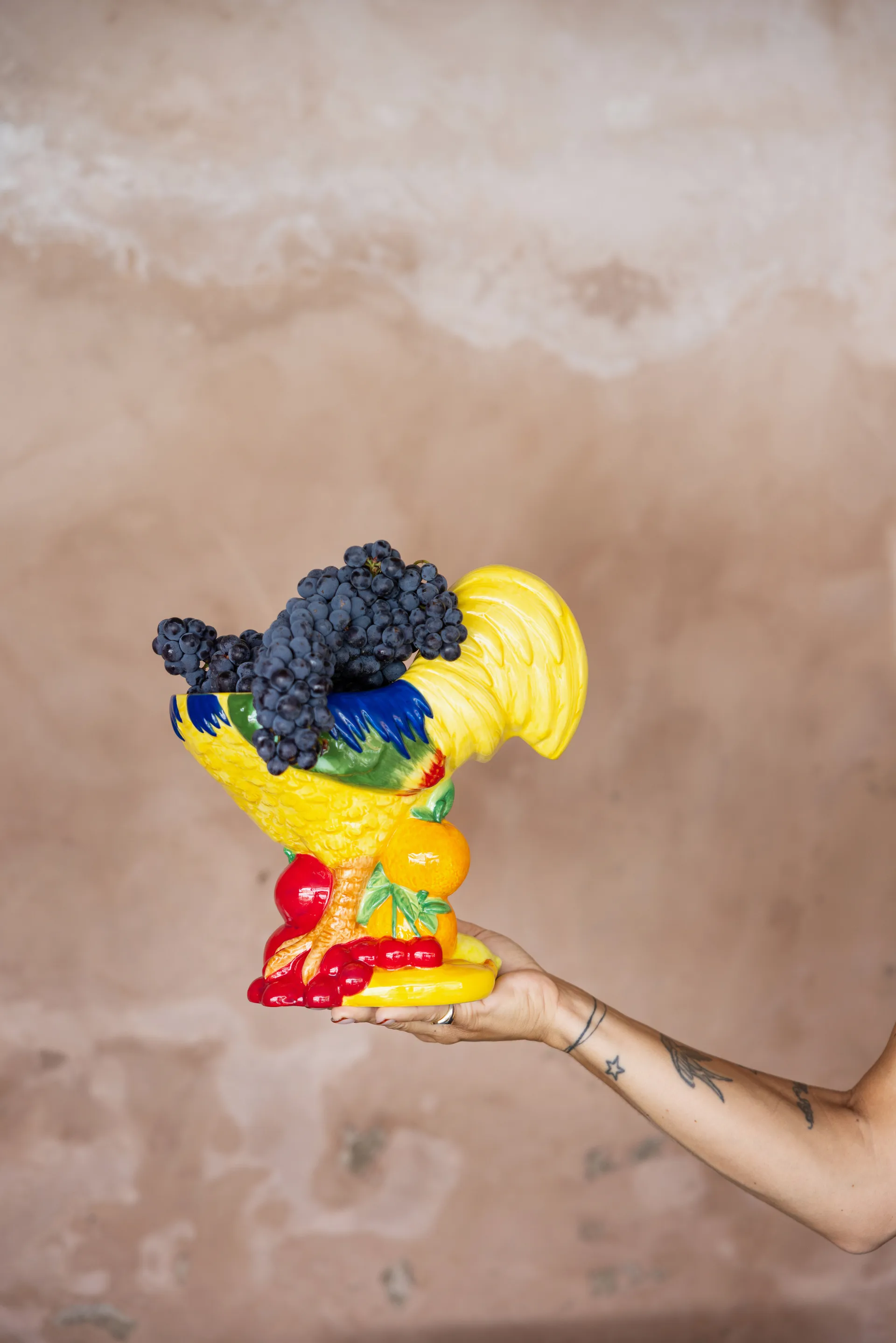 Miska Fruity Rooster, Żółta Byon