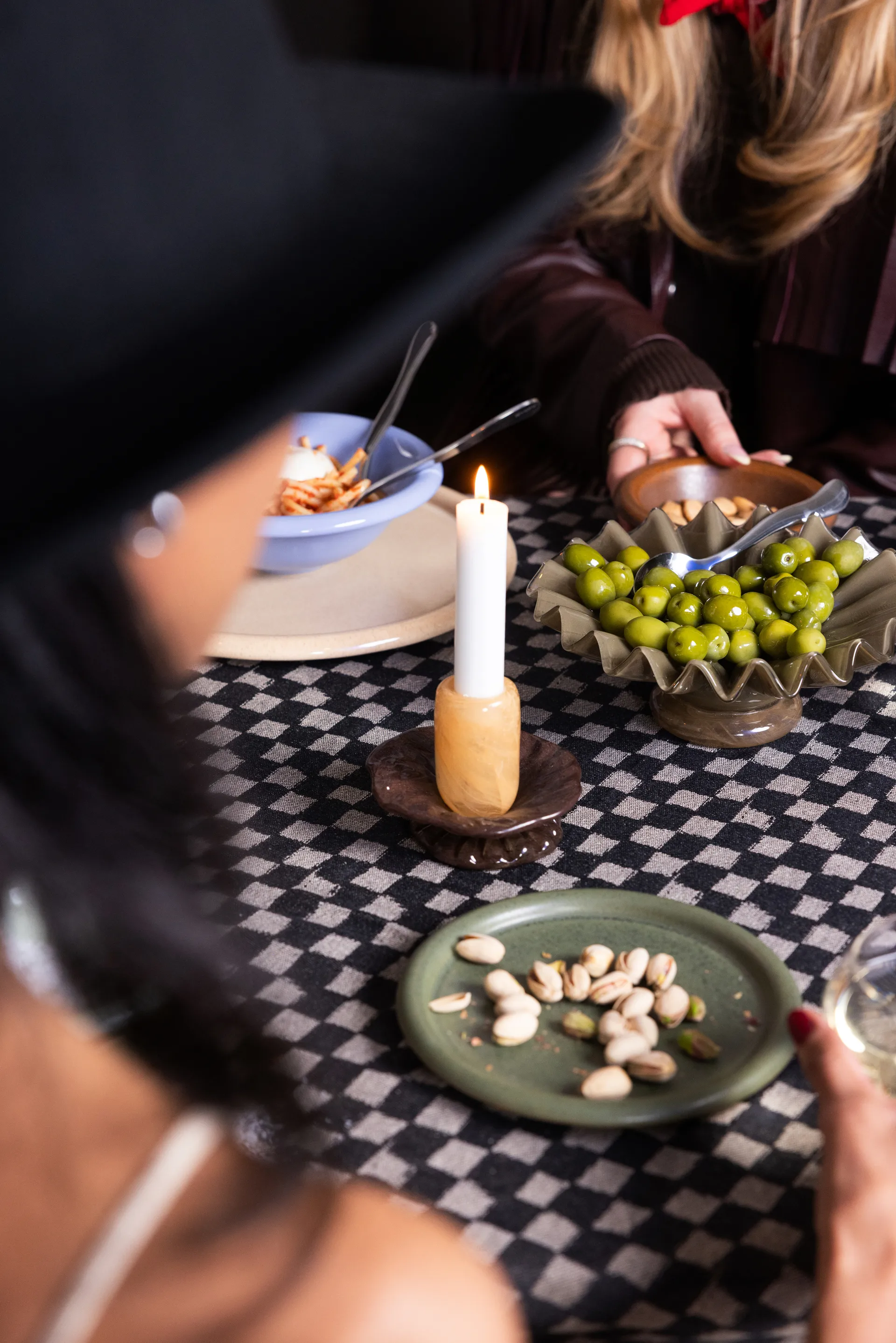 Miska Lori M Ø18 cm, Zielono-beżowy Byon