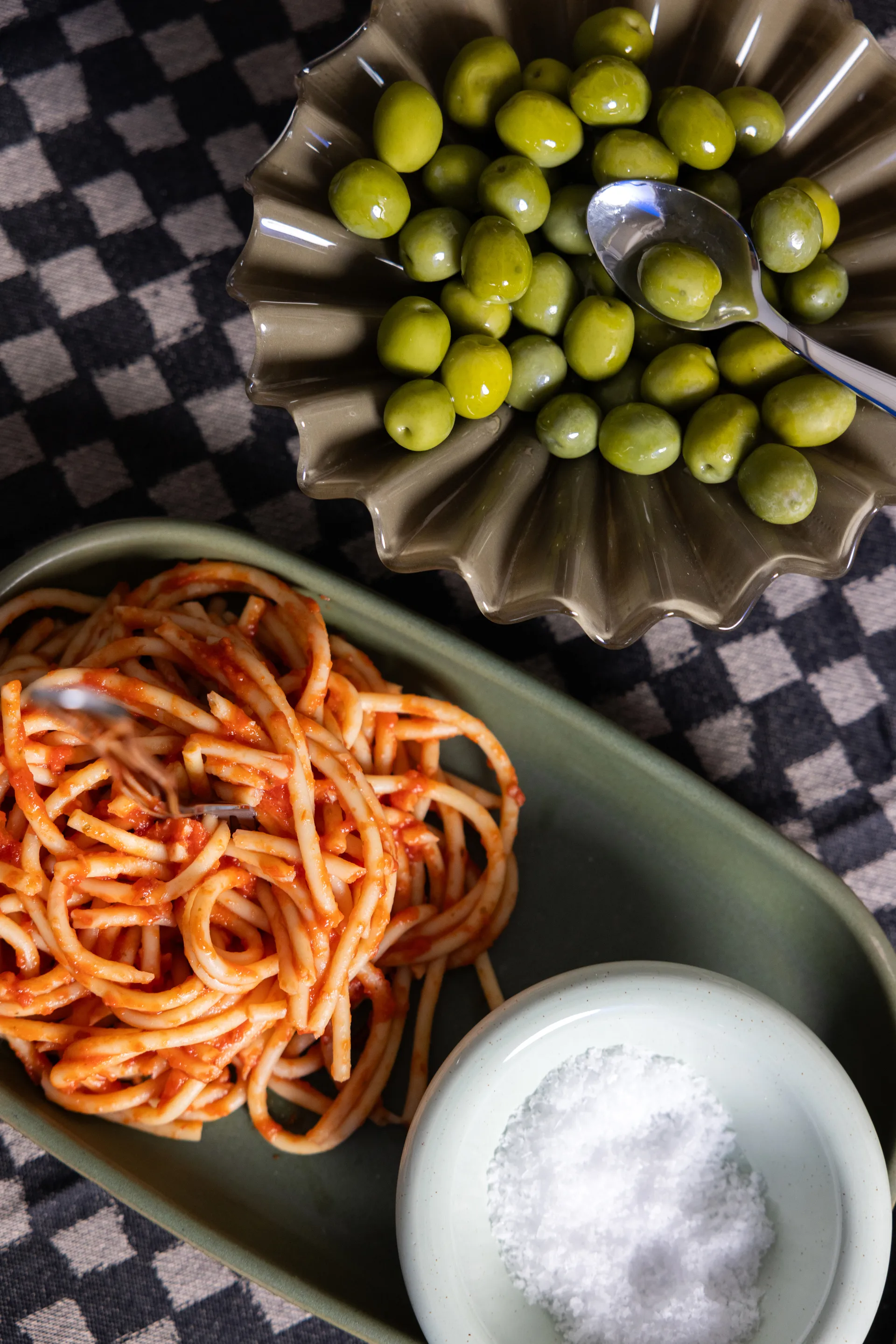 Miska Lori M Ø18 cm, Zielono-beżowy Byon