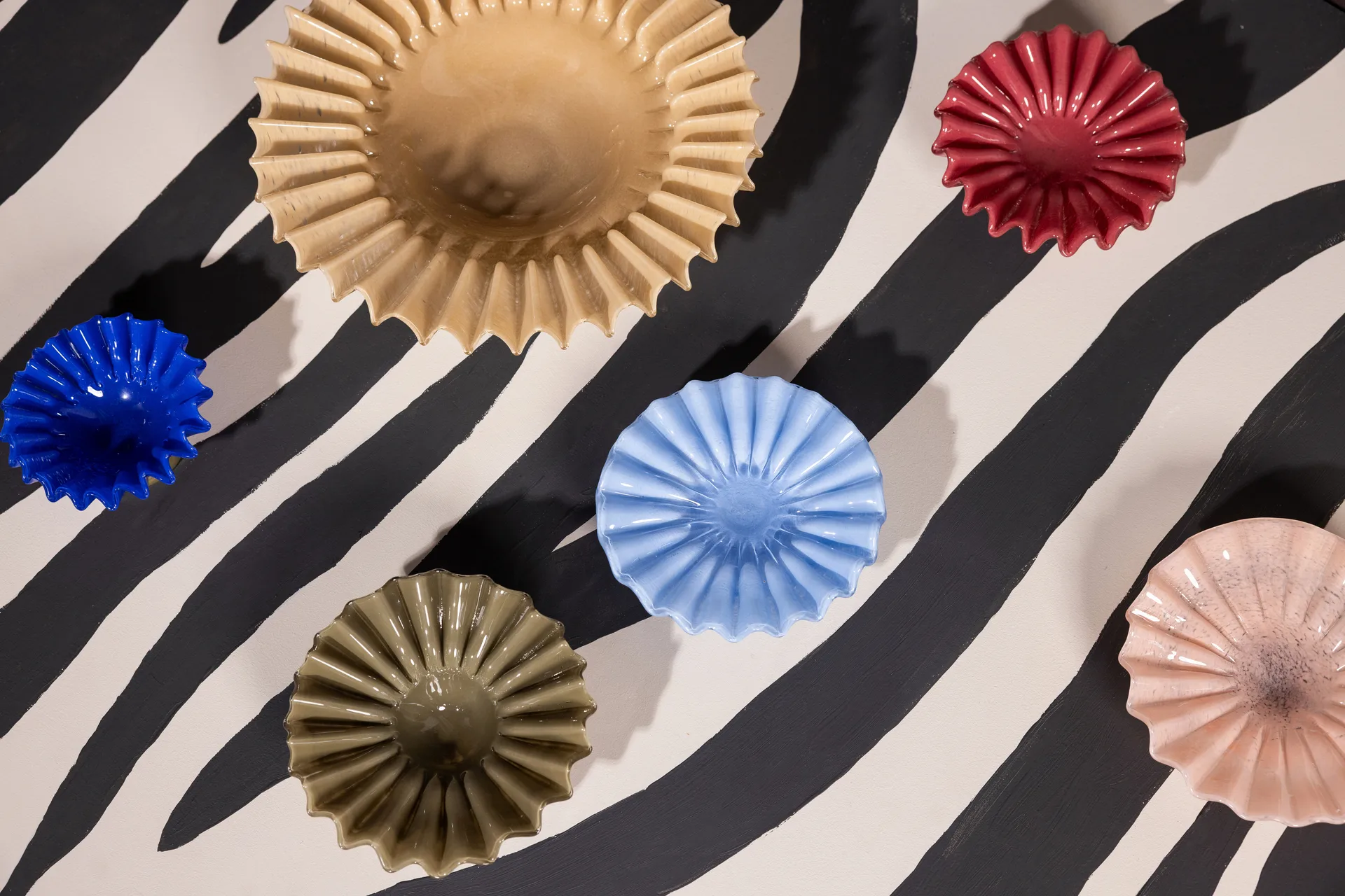 Miska Lori M Ø18 cm, Zielono-beżowy Byon