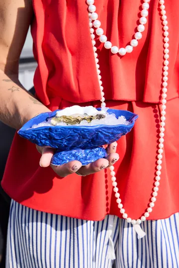 Miska Oystie - Niebieska - Byon