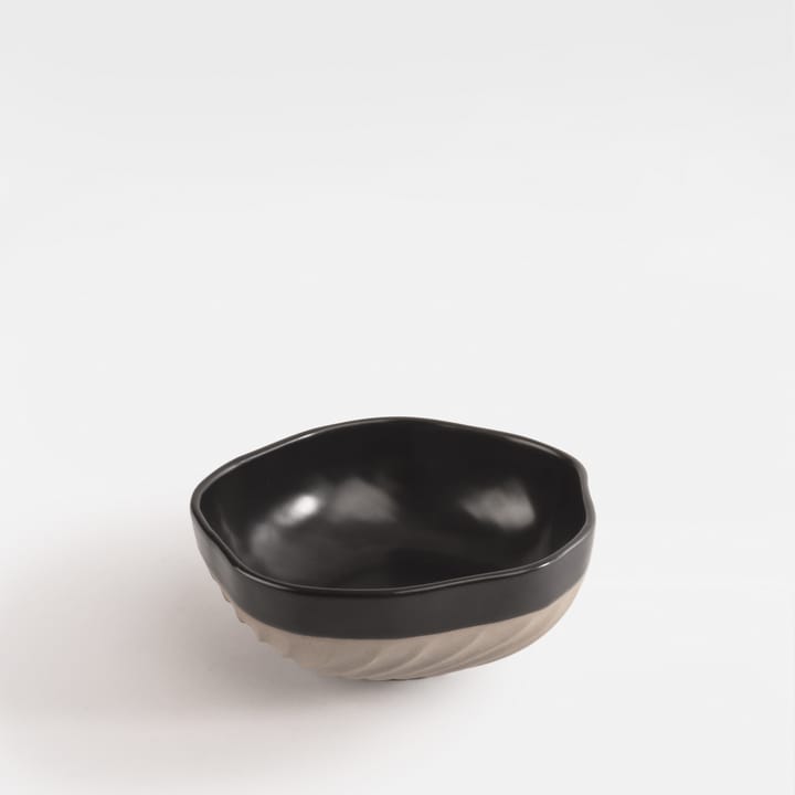 Miska Swirl Ø11 cm, Czarny-beżowy Byon