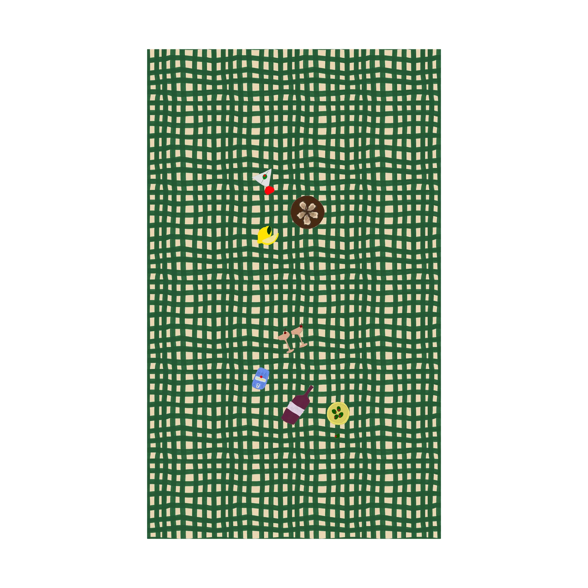 Obrus Sera, Zielony, 150x280 cm Byon
