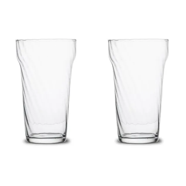 Opacity high ball szklanki 430 ml, 2‑pak - Przezroczyste - Byon