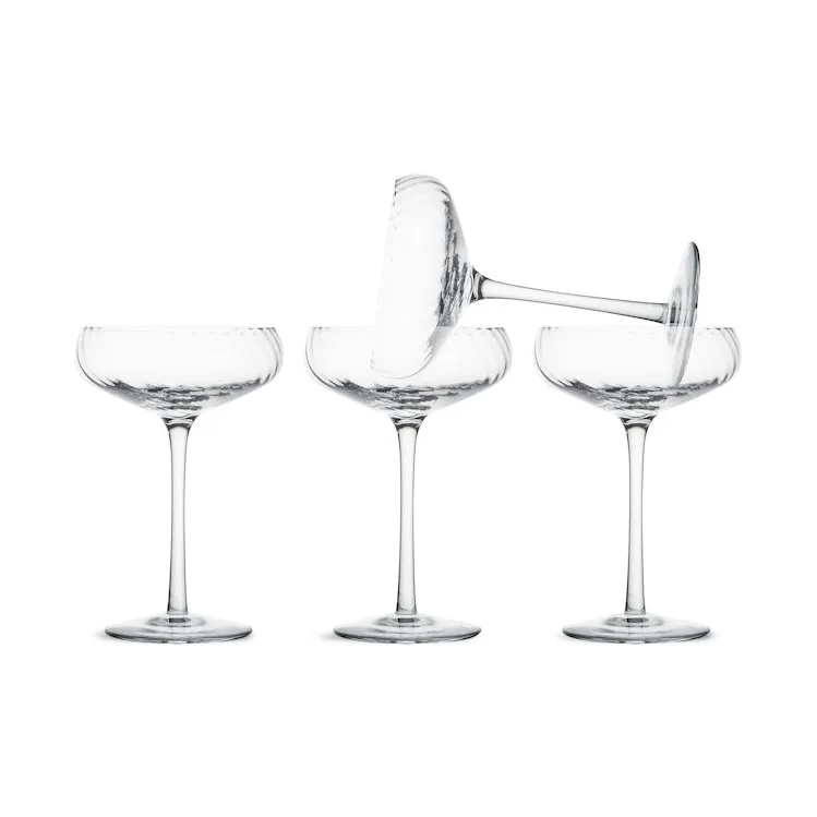 Opacity kieliszek coupe do szampana 300 ml, 4‑pak, Przezroczyste Byon