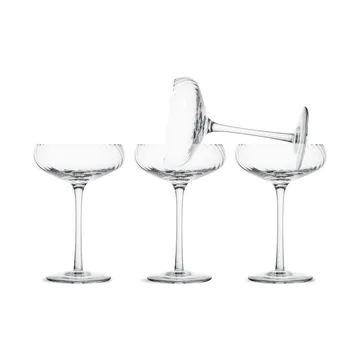 Opacity kieliszek coupe do szampana 300 ml, 4‑pak - Przezroczyste - Byon