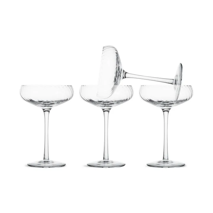 Opacity kieliszek coupe do szampana 300 ml, 4‑pak - Przezroczyste - Byon