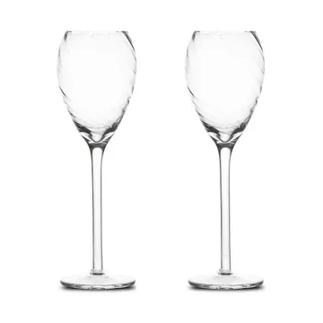 Opacity kieliszki do szampana 160 ml, zestaw 2 szt. - Przezroczyste - Byon