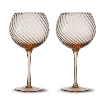 Opacity kieliszki do wina 470 ml, zestaw 2 szt. - Brzoskwinia - Byon