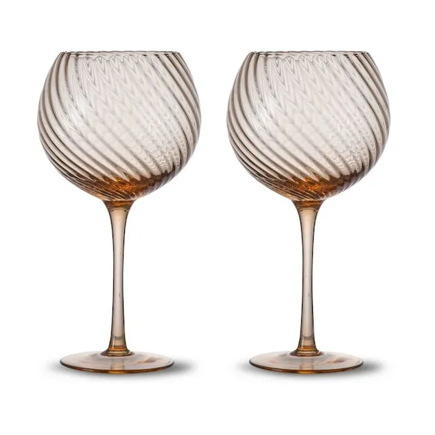 Opacity kieliszki do wina 470 ml, zestaw 2 szt. - Brzoskwinia - Byon