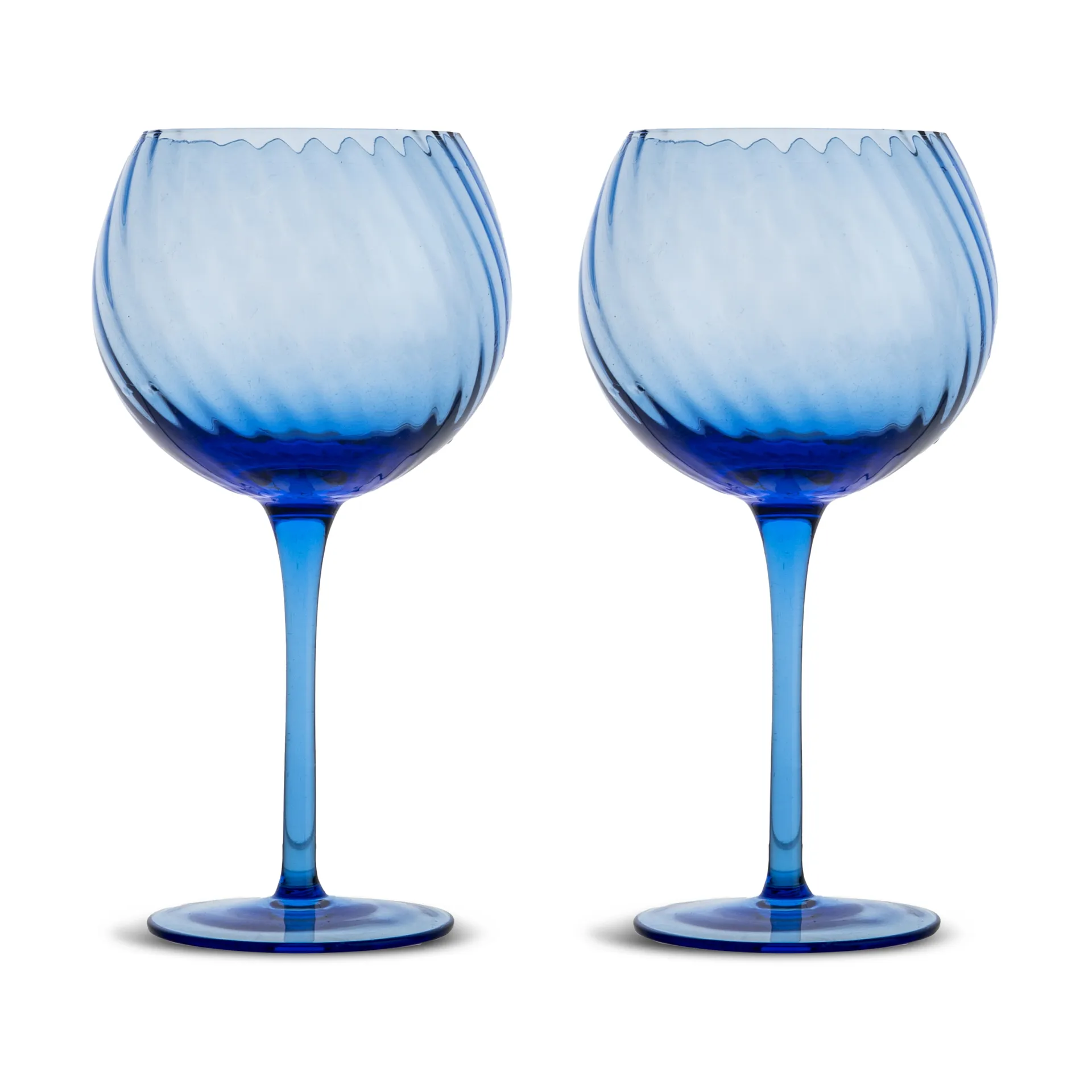 Opacity kieliszki do wina 470 ml, zestaw 2 szt., Niebieskie Byon