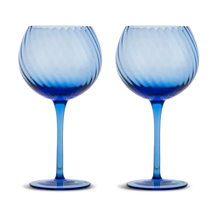 Opacity kieliszki do wina 470 ml, zestaw 2 szt. - Niebieskie - Byon