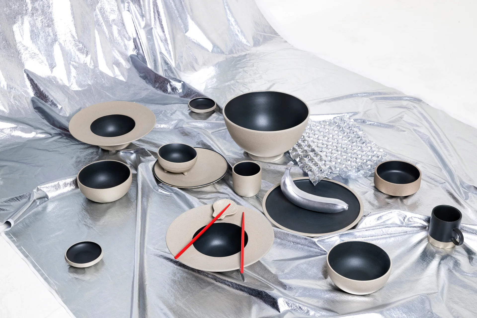 Podstawki na pałeczki Fumiko 4 szt., Beżowe Byon