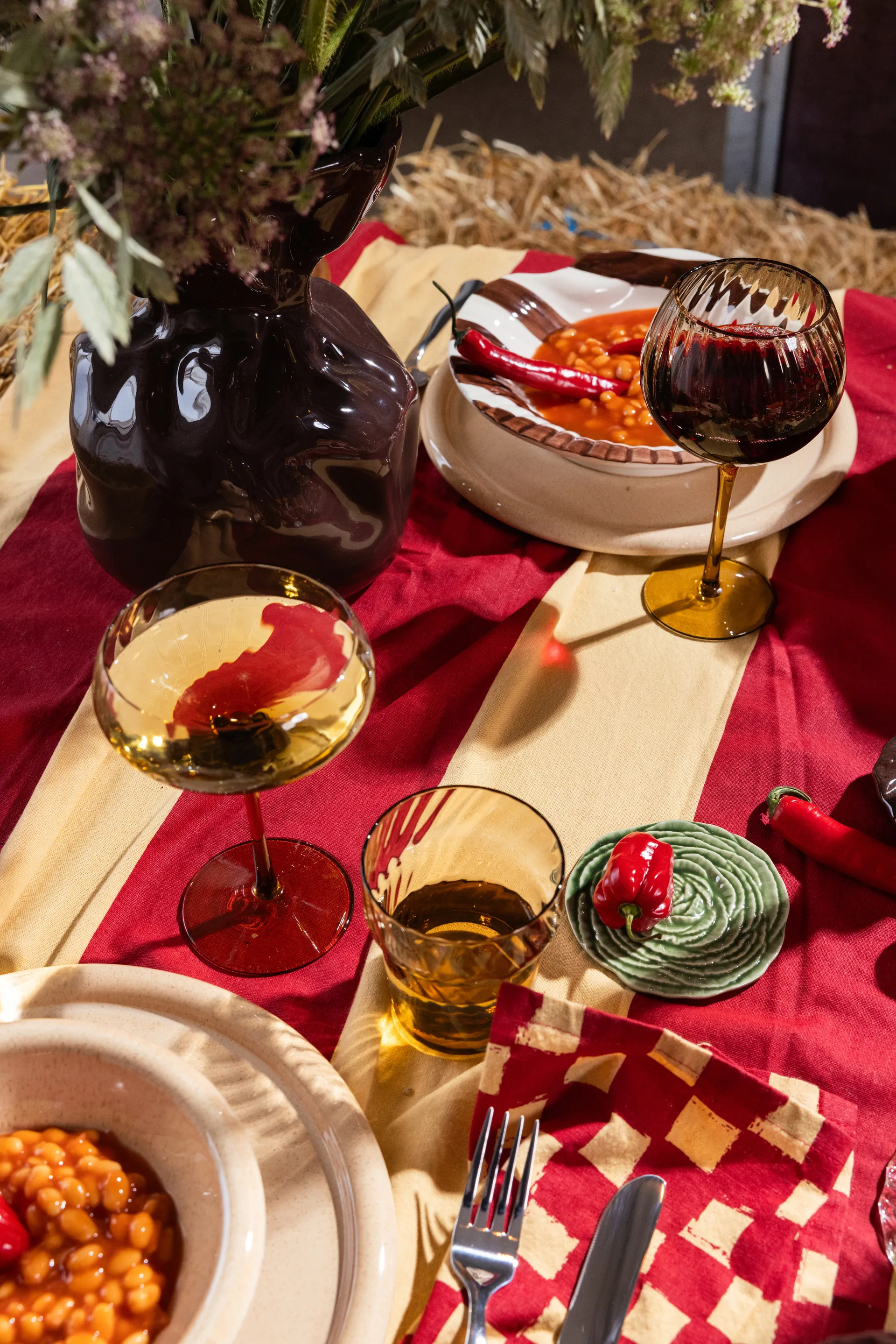 Podstawki pod szklanki Veggie Ø10 cm, 2 szt., Zielony Byon