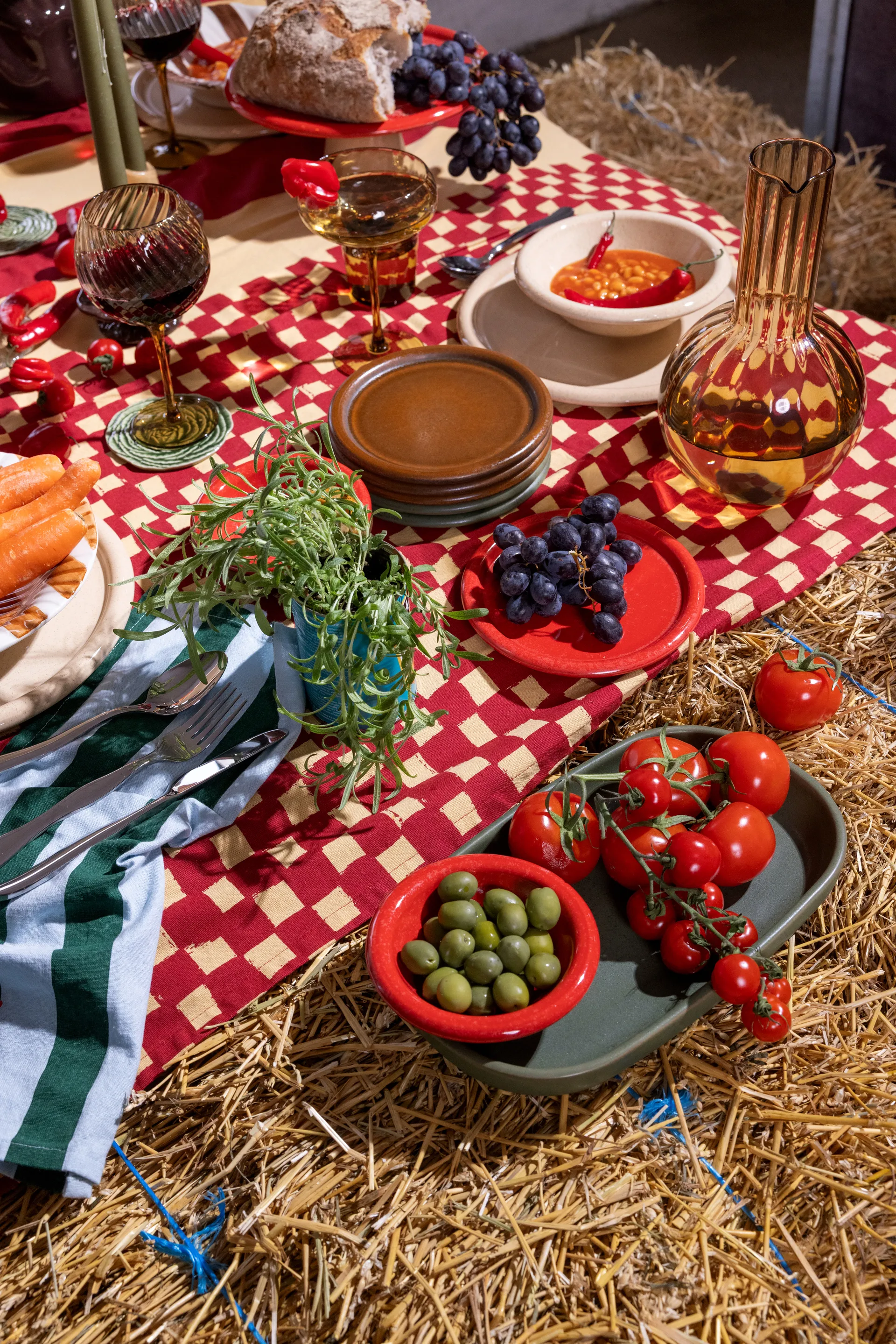 Podstawki pod szklanki Veggie Ø10 cm, 2 szt., Zielony Byon