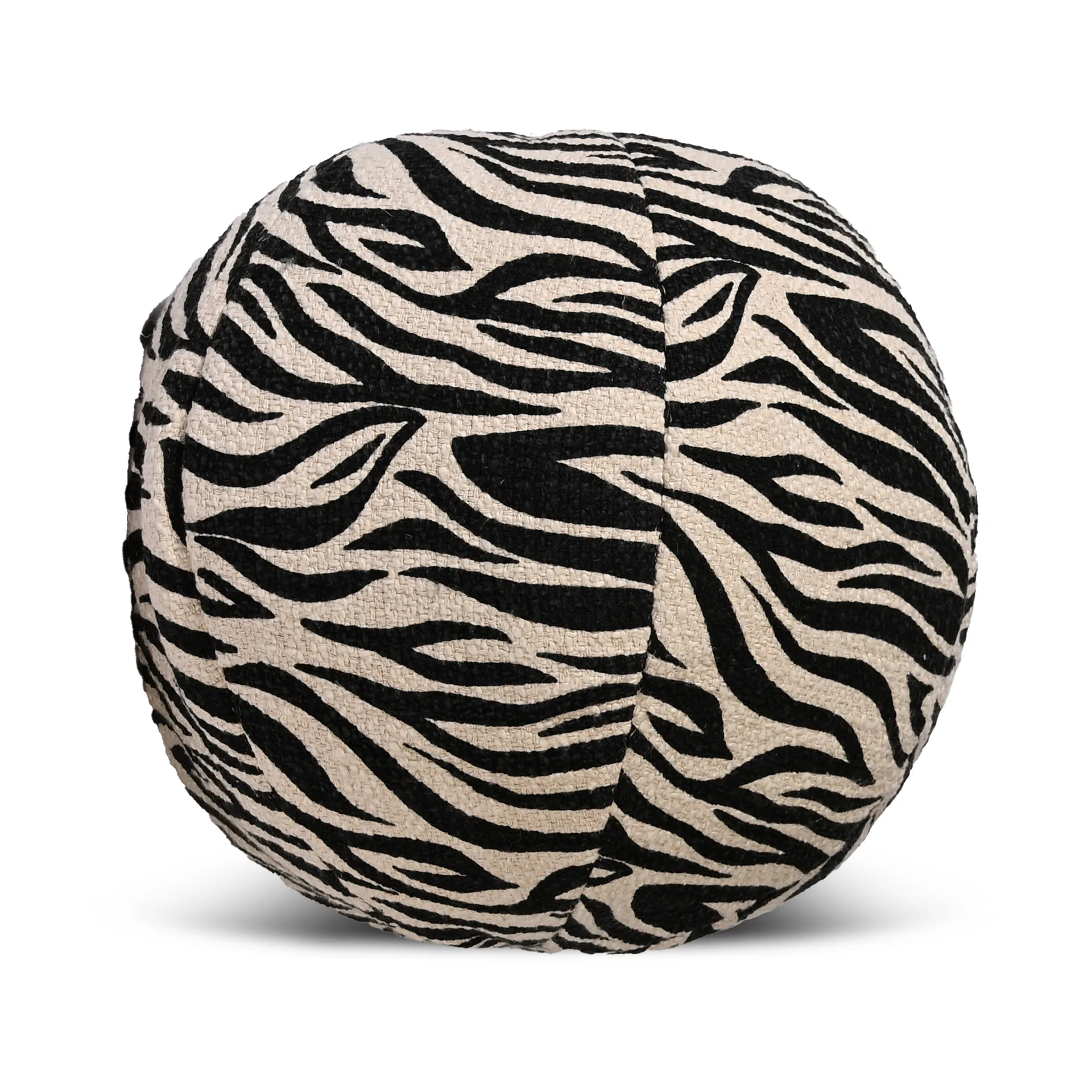 Poduszka Anima Ø35 cm, Zebra-czarny Byon