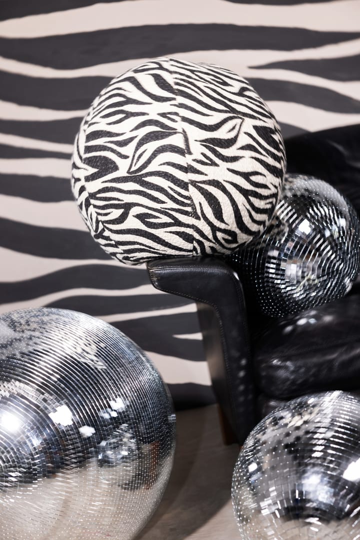 Poduszka Anima Ø35 cm, Zebra-czarny Byon