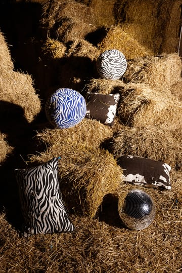 Poduszka Anima Ø35 cm - Zebra-niebieski - Byon