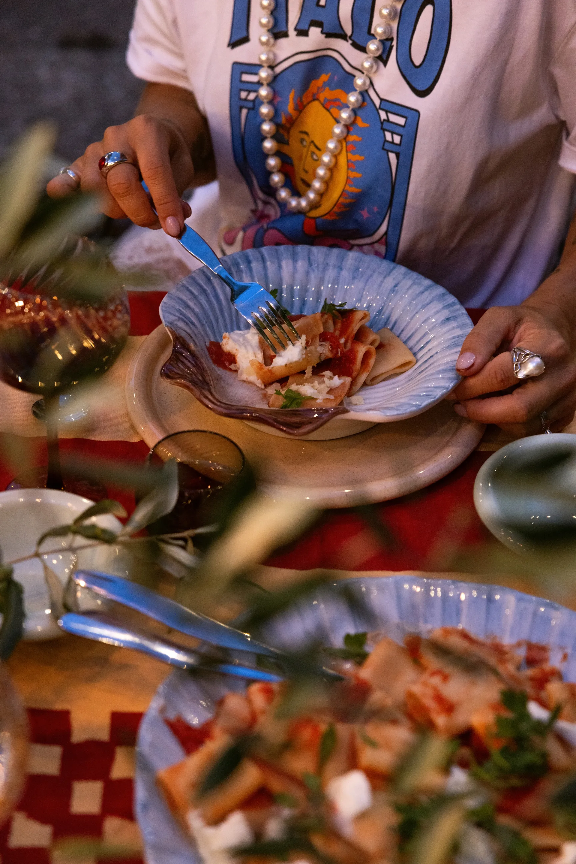 Półmisek Armona 32x32,5 cm, Jasnoniebieski Byon