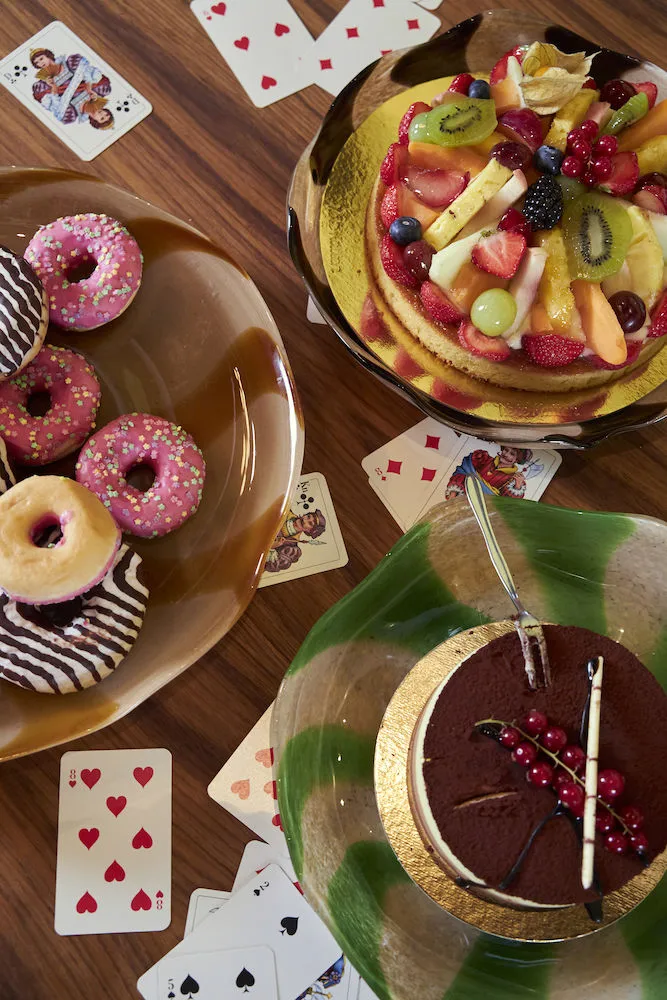 Półmisek Curve green-beige, M Ø27 cm Byon