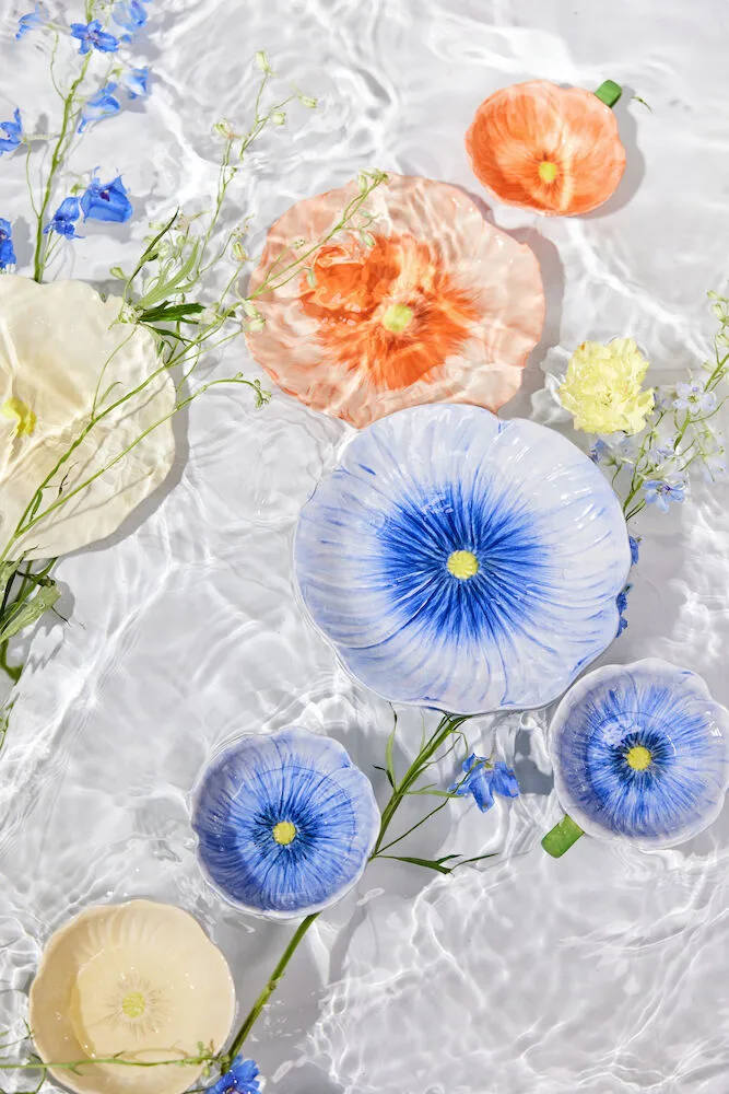 Poppy kubek 220 ml, Niebieska Byon