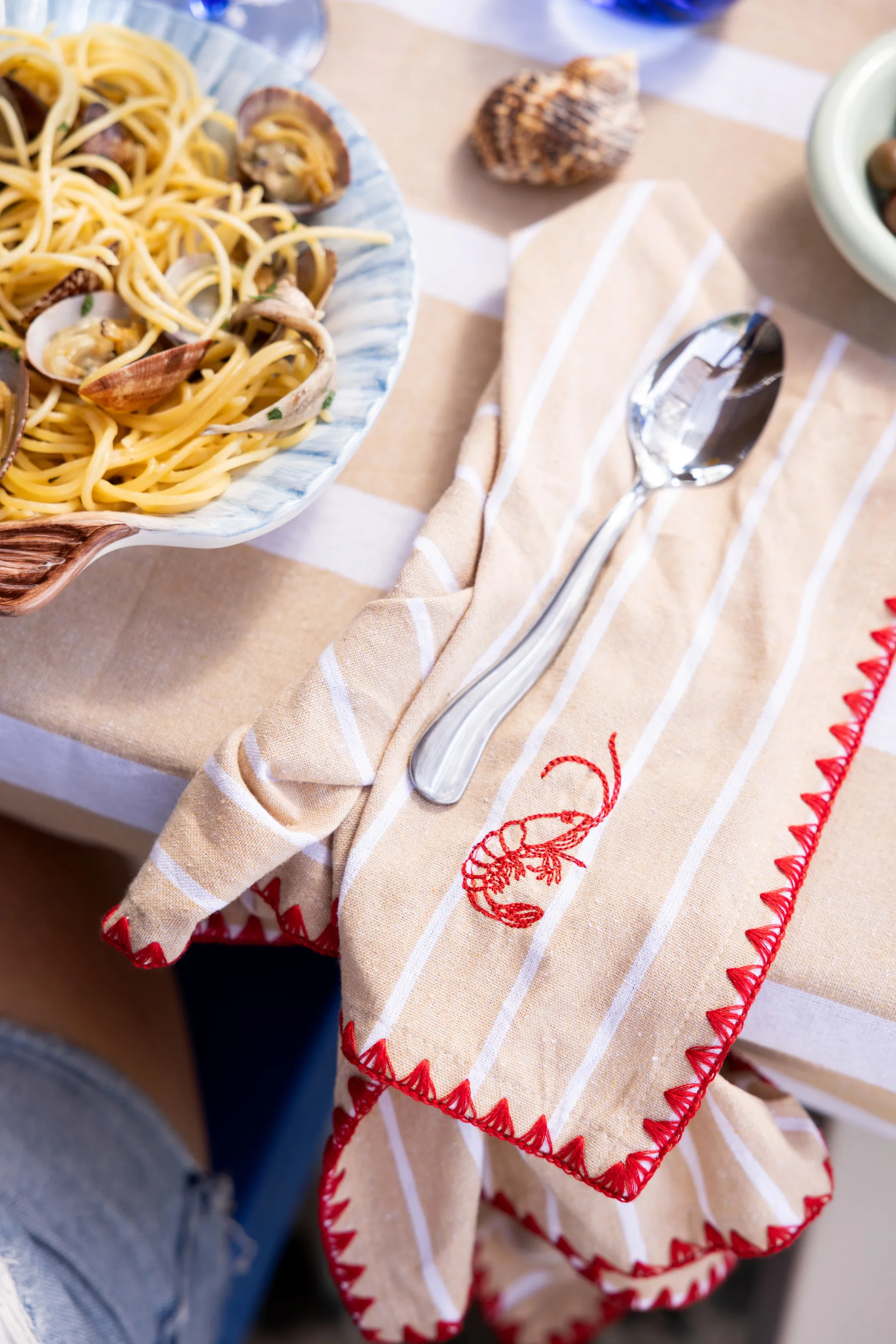 Serwetka materiałowa Bubba 45x45 cm,  2-pak, Beżowa Byon