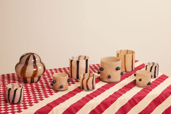 Świecznik Arlo XS Ø15 cm, Beżowo-czarny Byon